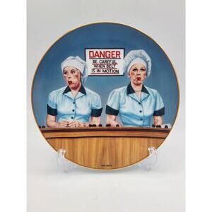 "Eating the Evidence" I Love Lucy Plate from the Hamilton Collection.